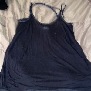 Dark grey racer back tank